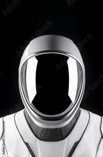 New High-Tech SpaceX Space suit. A billionaire, Hollywood designer and NASA collaborated on the next-gen spacesuits for the Dragon Demo-2 mission. Elements of this image furnished by NASA.