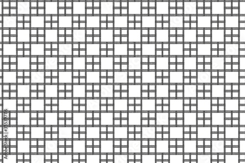 Geometric pattern Black And White Stock Photo