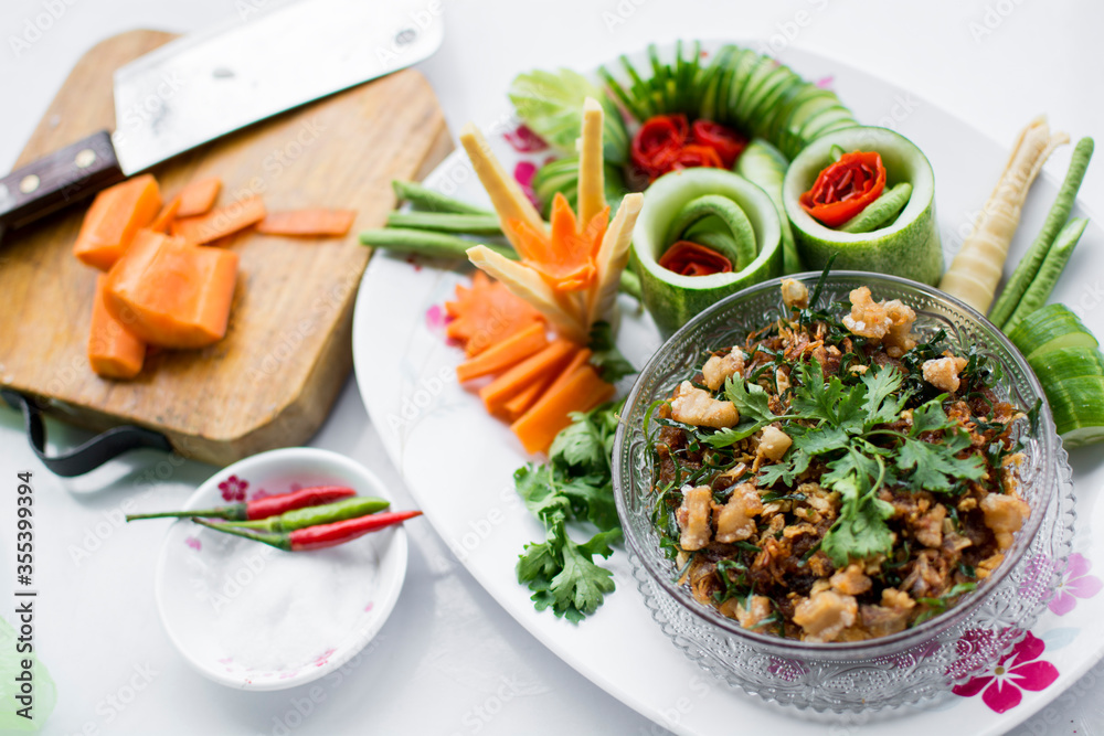 Nam Prik Aong (Northern Thai Meat and Tomato Spicy Dip)