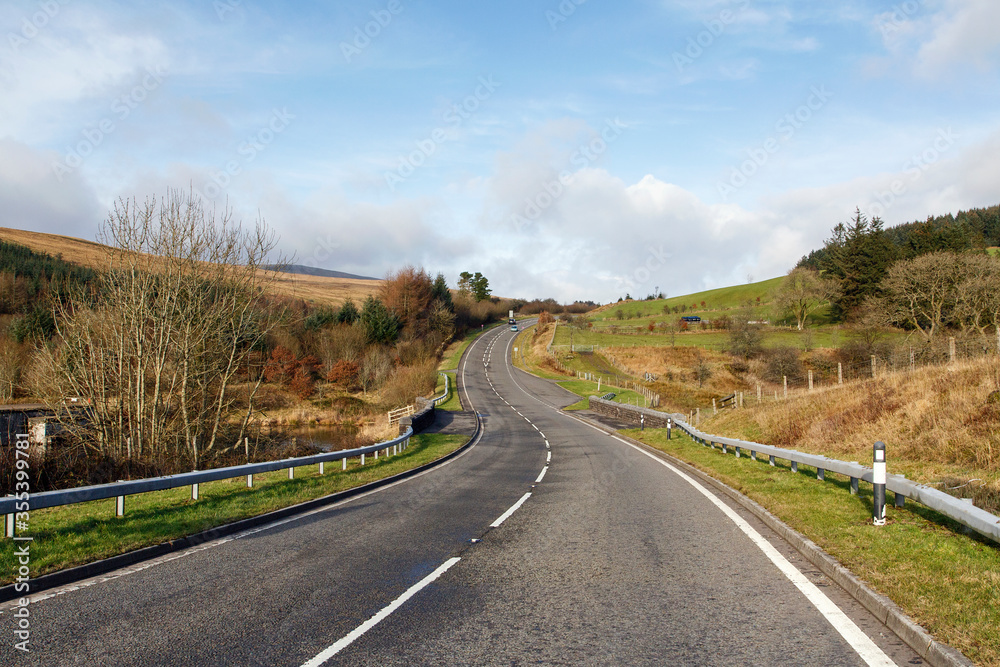 A470 Main Road - Wales, UK