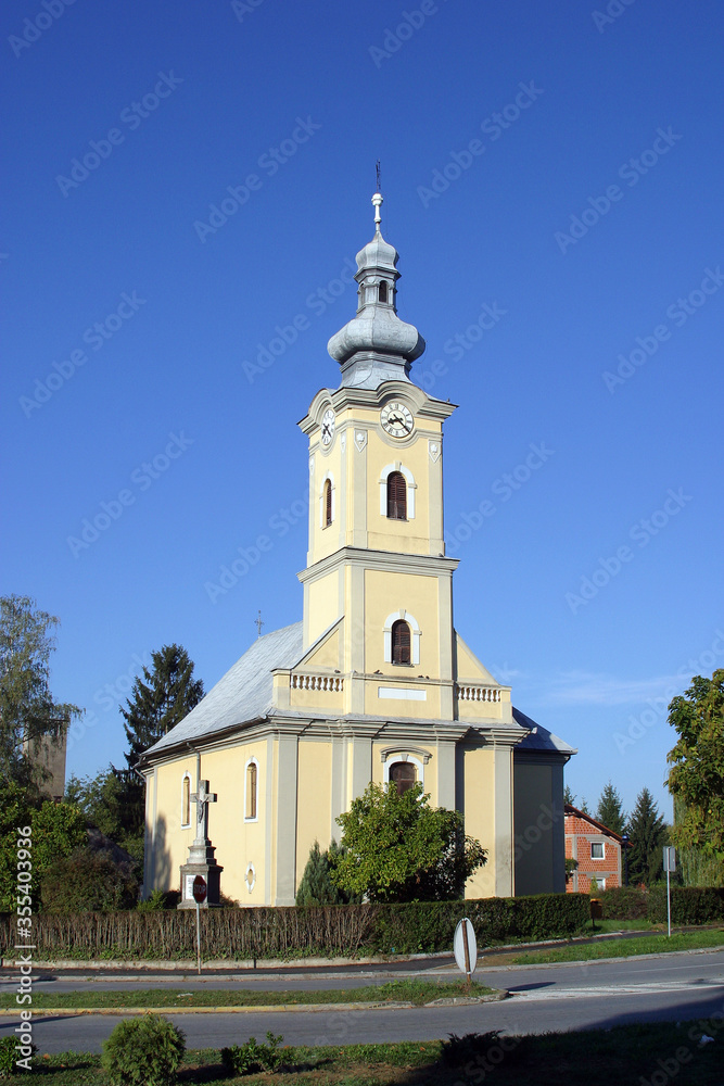 Parish Church of St. Joseph in Grubisno Polje, Croatia