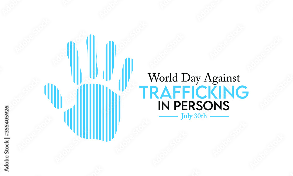 Vector illustration on the theme of World day against trafficking in persons observed each year on July 30th across the globe. Vector illustration on the theme of World day against trafficking in persons observed each year on July 30th across the globe.