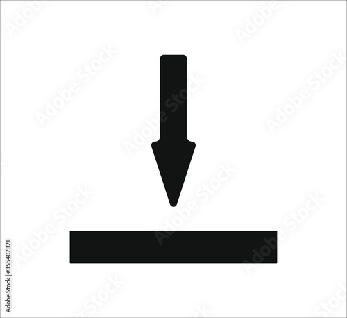 Free Download download icon. illustration for web and mobile design. - GFXLoad