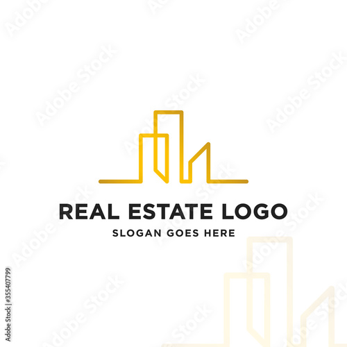 Simple and Modern Real Estate Logo Template for your Business