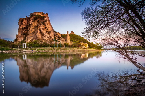 The ruins of Devin Castle near Bratislava photo