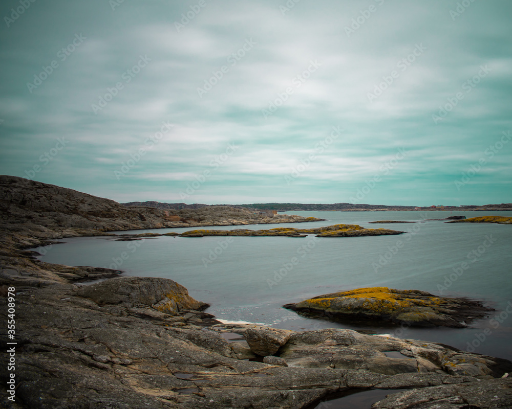 Cloudy day of the sea, sweden