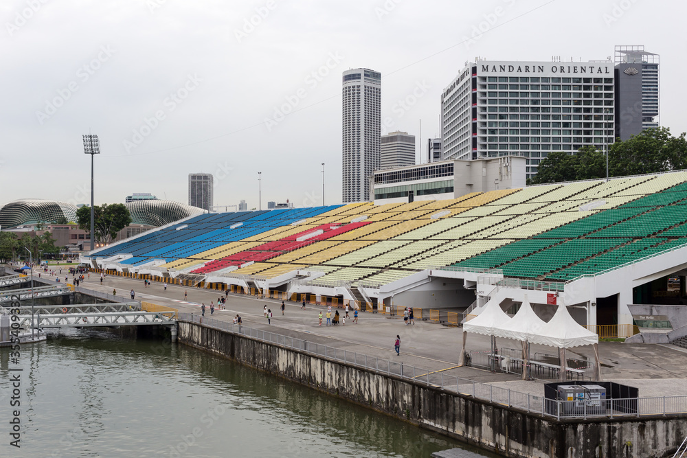 The Float at Marina Bay, also known as the Marina Bay Floating Platform ...