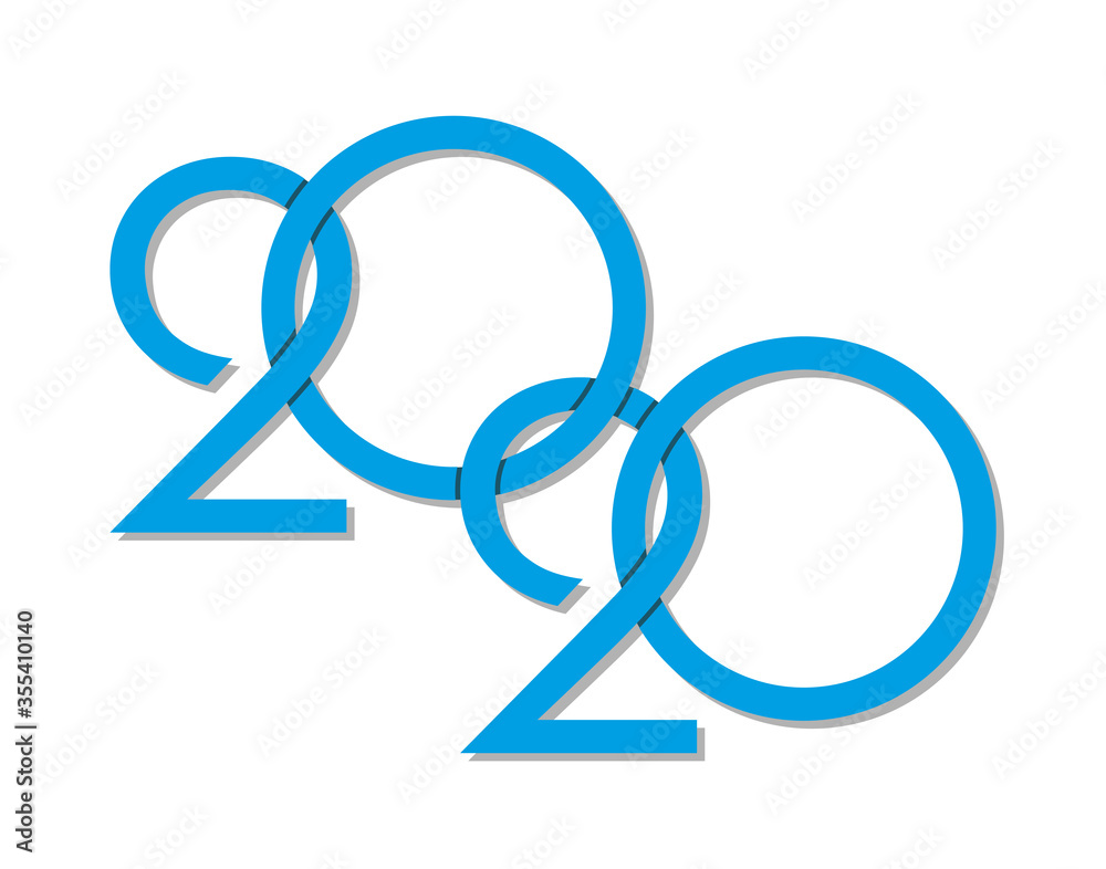 Greeting card Fonts flyer. Color of date 2020 new year view from above banner. Celebrate brochure icon Greeting card Fonts flyer. Color of date 2020 new year view from above banner. Celebrate brochure icon