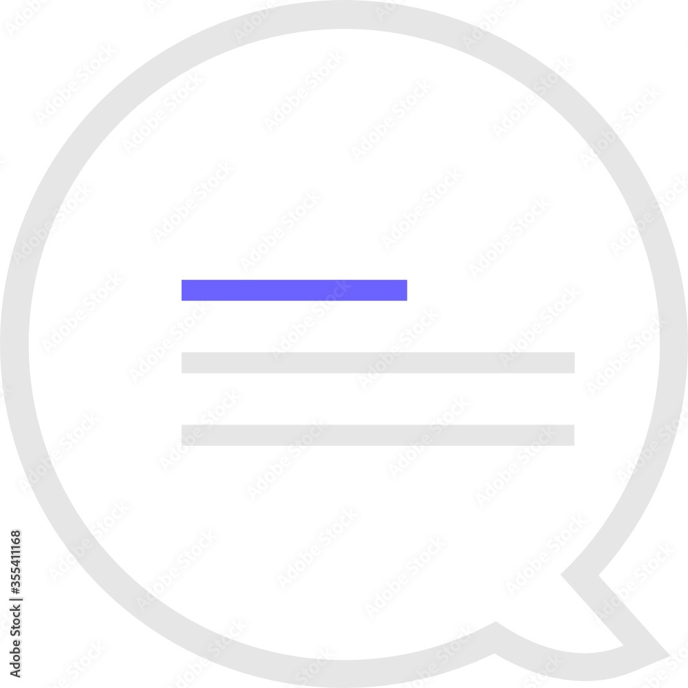 chat bubble icon, notification, message icon