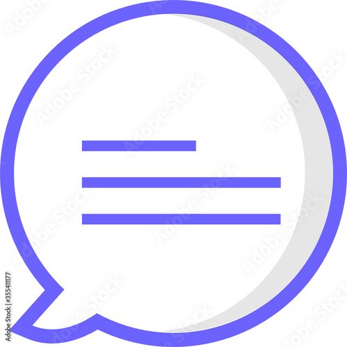 blue and white speech bubbles, chat, messaging