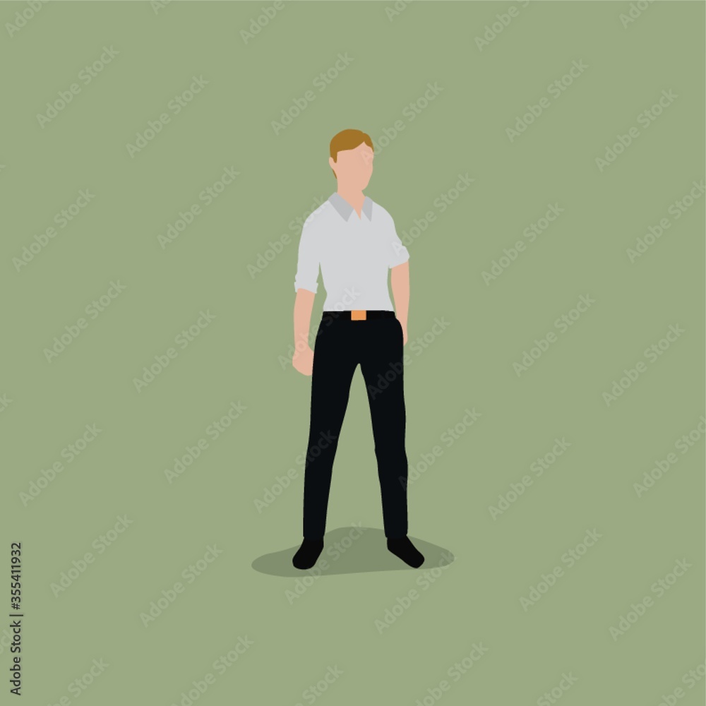 man with hand in pocket man with hand in pocket