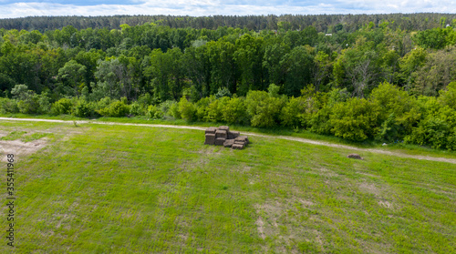 farm field, agriculture, view from above