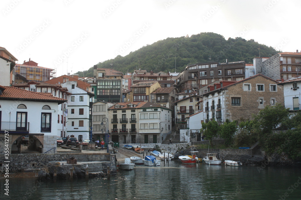 Village de Mundaka Pays Basque Espagne 