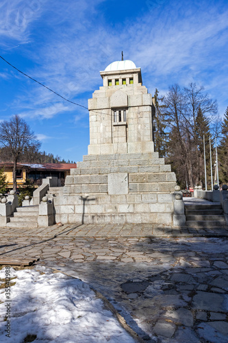 Mausoleum-ossuary of Apriltsi in town of Koprivshtitsa,  Bulgaria photo