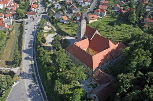 Saint Catherine of Alexandria Church in Krapina, Croatia photo