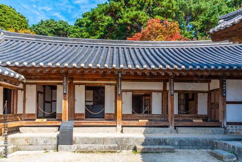 Seongyojang house at Gangneung, Republic of Korea photo