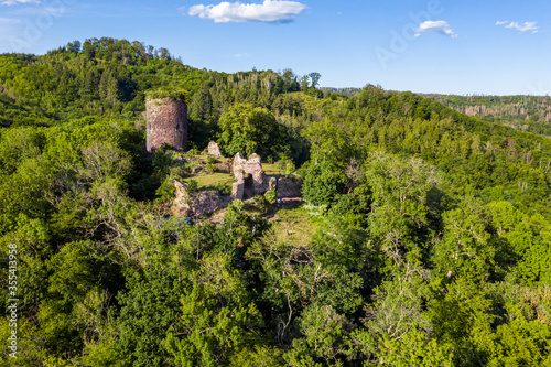 Ebersburg Burgruine im Harz Hermannsacker