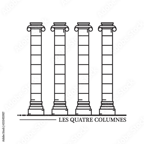 les quatre columnes photo