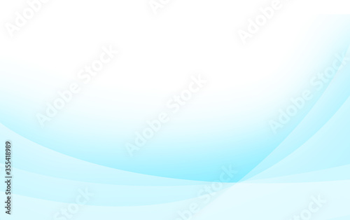 Blue curve abstract background.