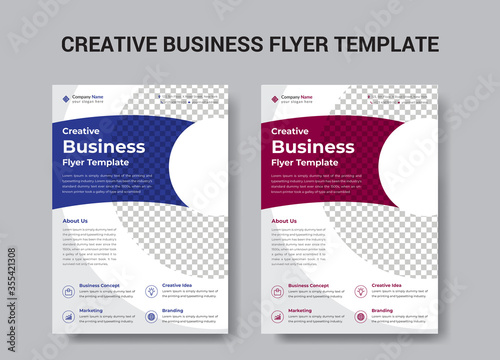 Corporate Flyer Design , Business Flyer Template vector design for Brochure, Annual Report, Magazine, Poster, Corporate Presentation, Portfolio, Flyer, layout leaflet promotion marketing flyer