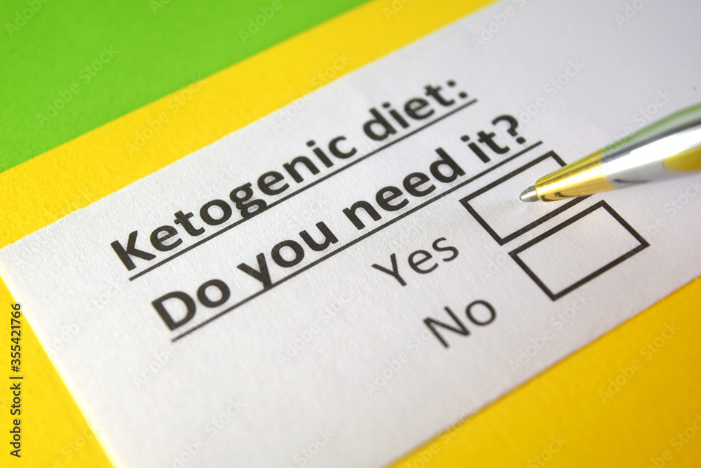 One person is answering question about ketogenic diet. One person is answering question about ketogenic diet.