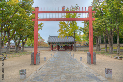 Gyeonggijeon palace at Jeonju, Republic of Korea photo