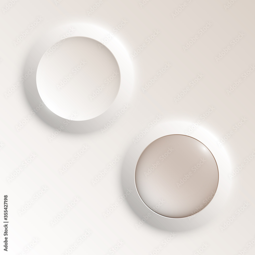 web round button with patch of reflected light for website or app. Isolated bell button sign with border, reflection and shadow on background button web round button with patch of reflected light for website or app. Isolated bell button sign with border, reflection and shadow on background button