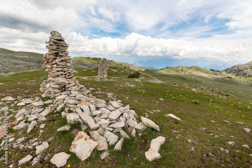 Mountain hike on the Vercors Highlands, France