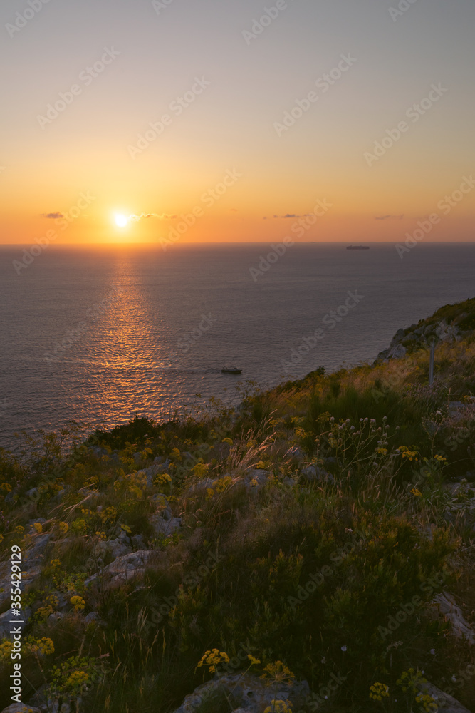 golden sunrise on the coast golden sunrise on the coast
