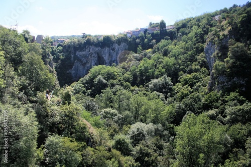 view in Pazin, Istra, Croatia