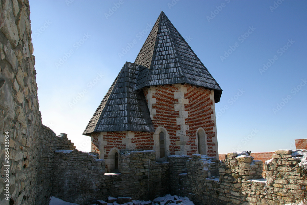 Chapel of St. Philip and St. James, Medvedgrad castle in Nature Park Medvednica in Zagreb, Croatia Chapel of St. Philip and St. James, Medvedgrad castle in Nature Park Medvednica in Zagreb, Croatia
