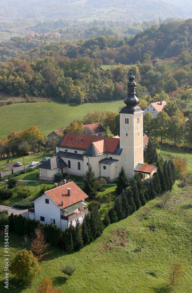St. George Parish Church in Gornja Stubica, Croatia