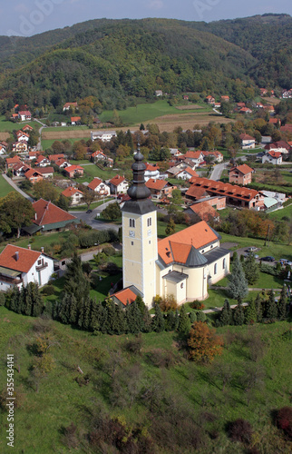 St. George Parish Church in Gornja Stubica, Croatia photo