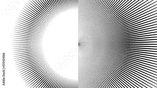 Abstract Black Striped Background . Vector