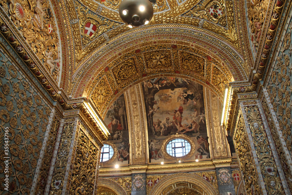 saint john cathedral in valletta (malta)