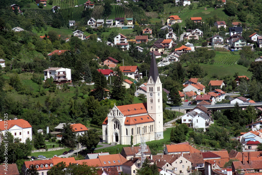 Saint Nicholas Parish Church in Krapina, Croatia