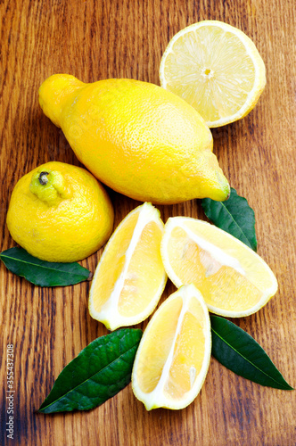 Fresh Ripe Lunario Lemons