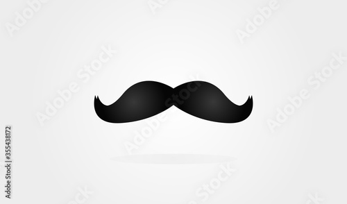 Mustache icon. Classical old style. İsolated vector illustration