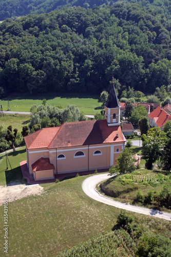 Parish Church of St. Leopold Mandic in Orehovica, Croatia photo