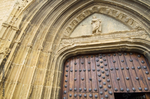 Church in Sadaba in Spain photo