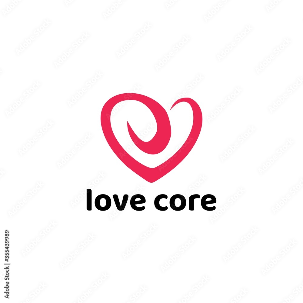 Love Core Logo Vector and Templates