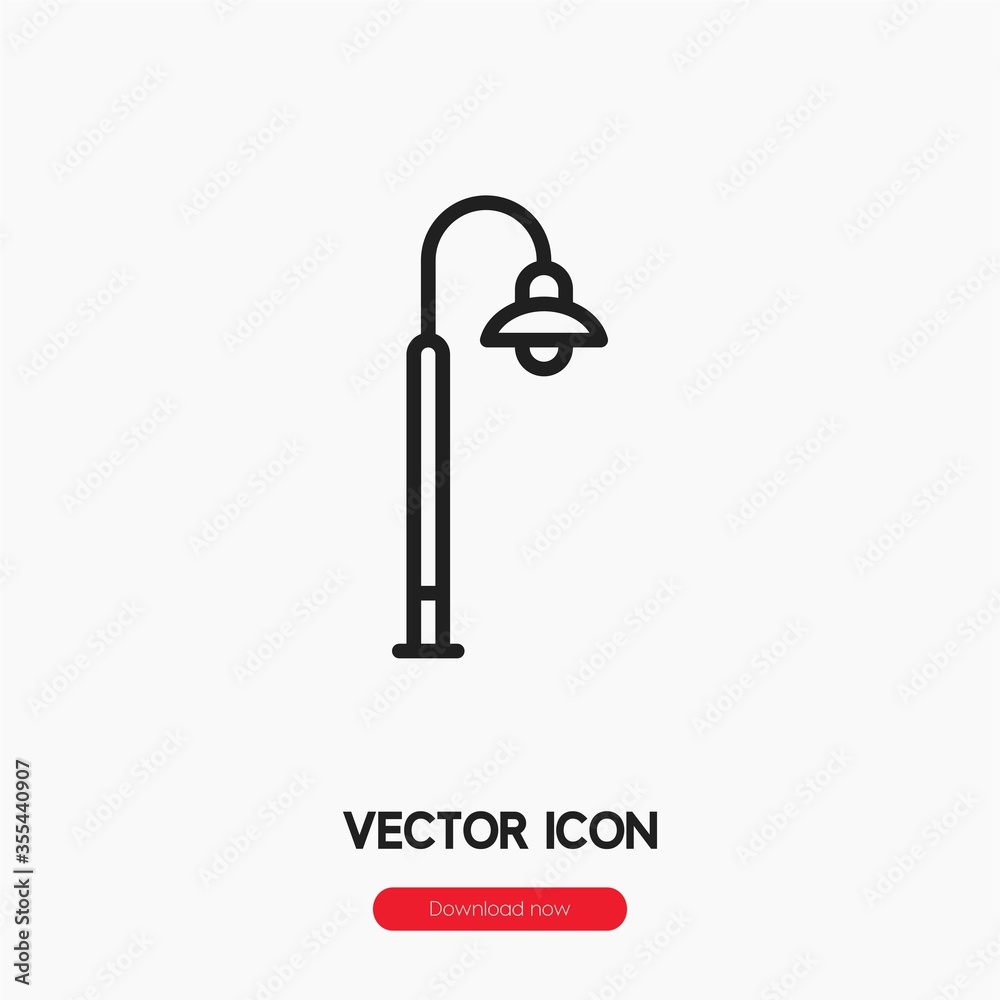 street light icon vector sign symbol street light icon vector sign symbol