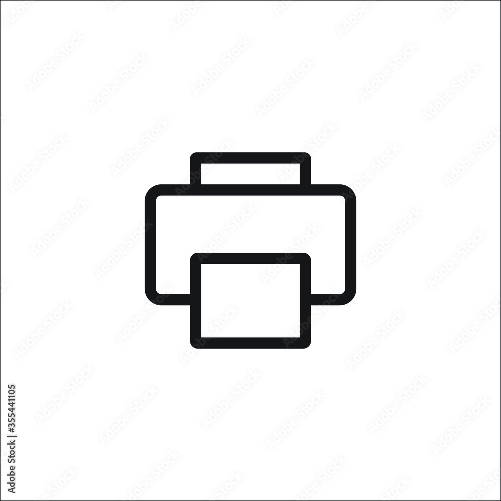 printer icon vector