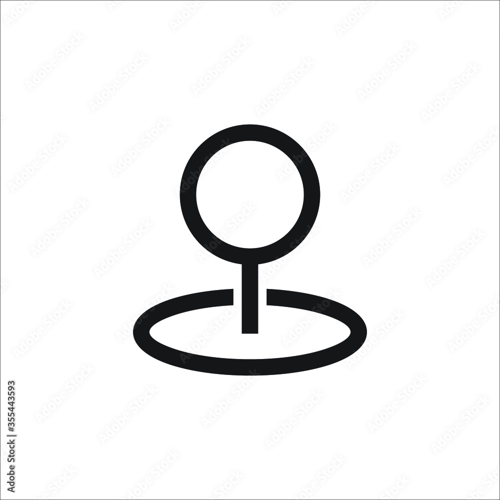 location icon vector sign symbol 