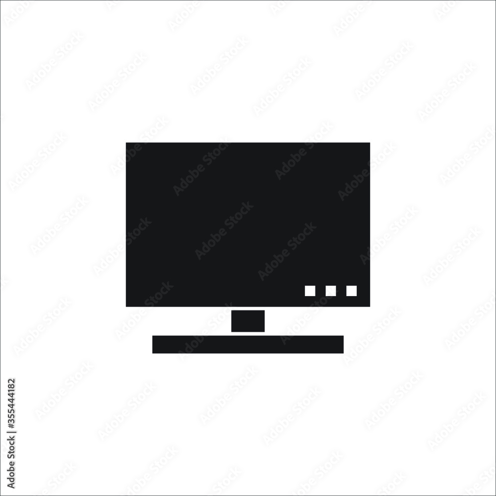 monitor icon vector