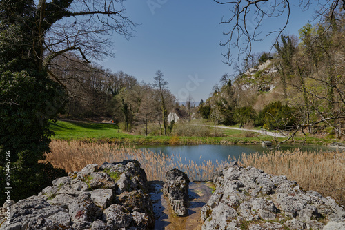 Ermitage Arlesheim, Landschaftsgarten in einem kleinen malerischen Tal nähe Basel. photo