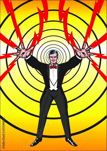 Magician full figure