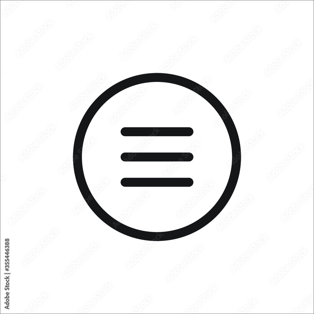 menu icon vector menu icon vector
