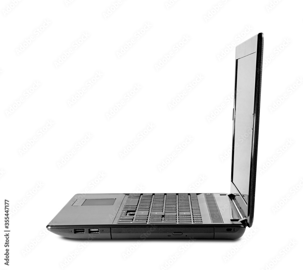 computer laptop isolated on white background ,include clipping path computer laptop isolated on white background ,include clipping path