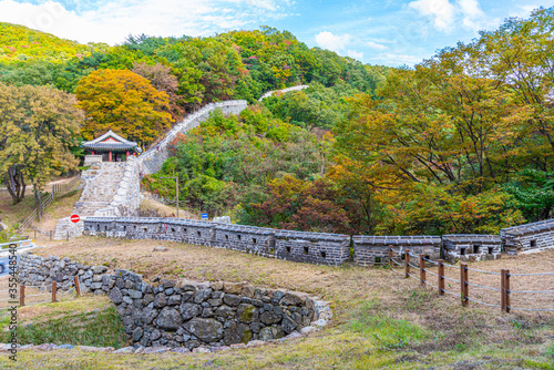 Photography Namhansanseong fortress near Seoul, Republic of Korea